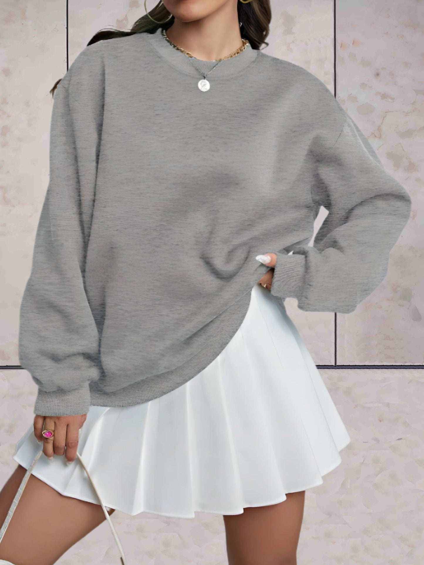 Aprilyn – Bequemer Oversized Pullover für den perfekten Casual Look