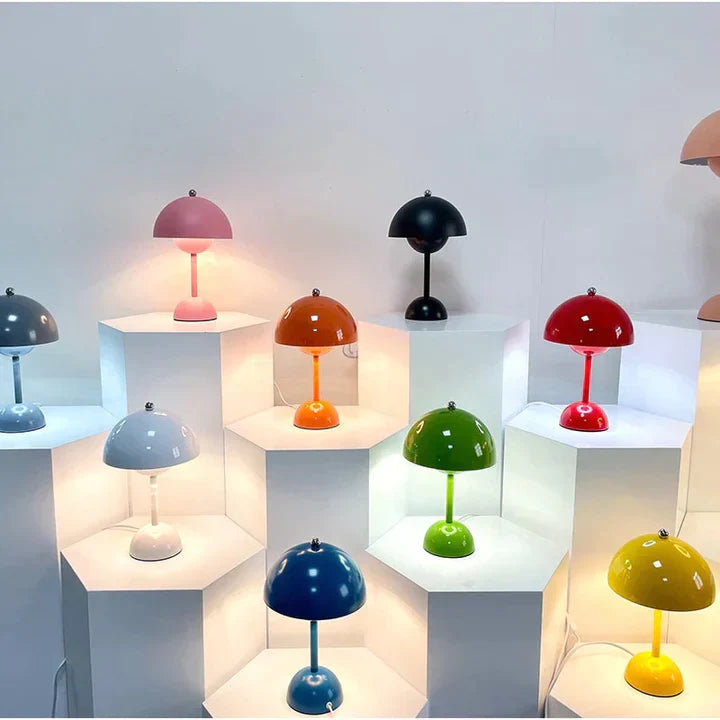 LuxeBling – Kabellose Tischlampe im modernen skandinavischen Stil
