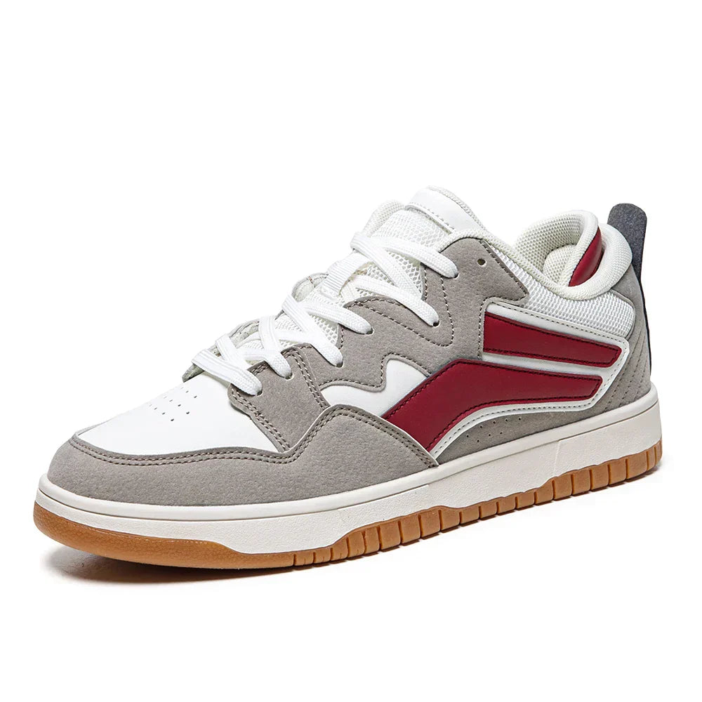 Fredy – Retro Low-Top Sneaker mit Kontrastdetails