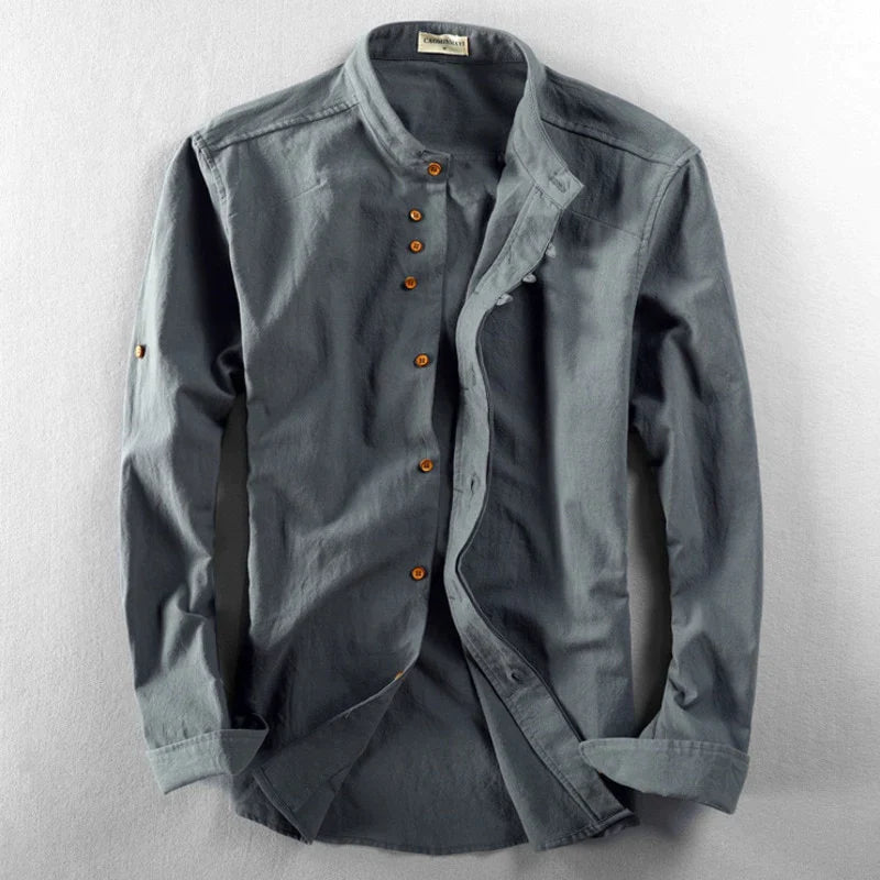 Taro – Stilvolles Langarmhemd im japanischen Design
