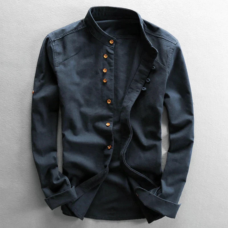 Taro – Stilvolles Langarmhemd im japanischen Design