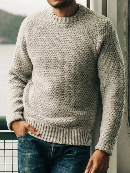 Lester – Italienischer Baumwollpullover für Herren