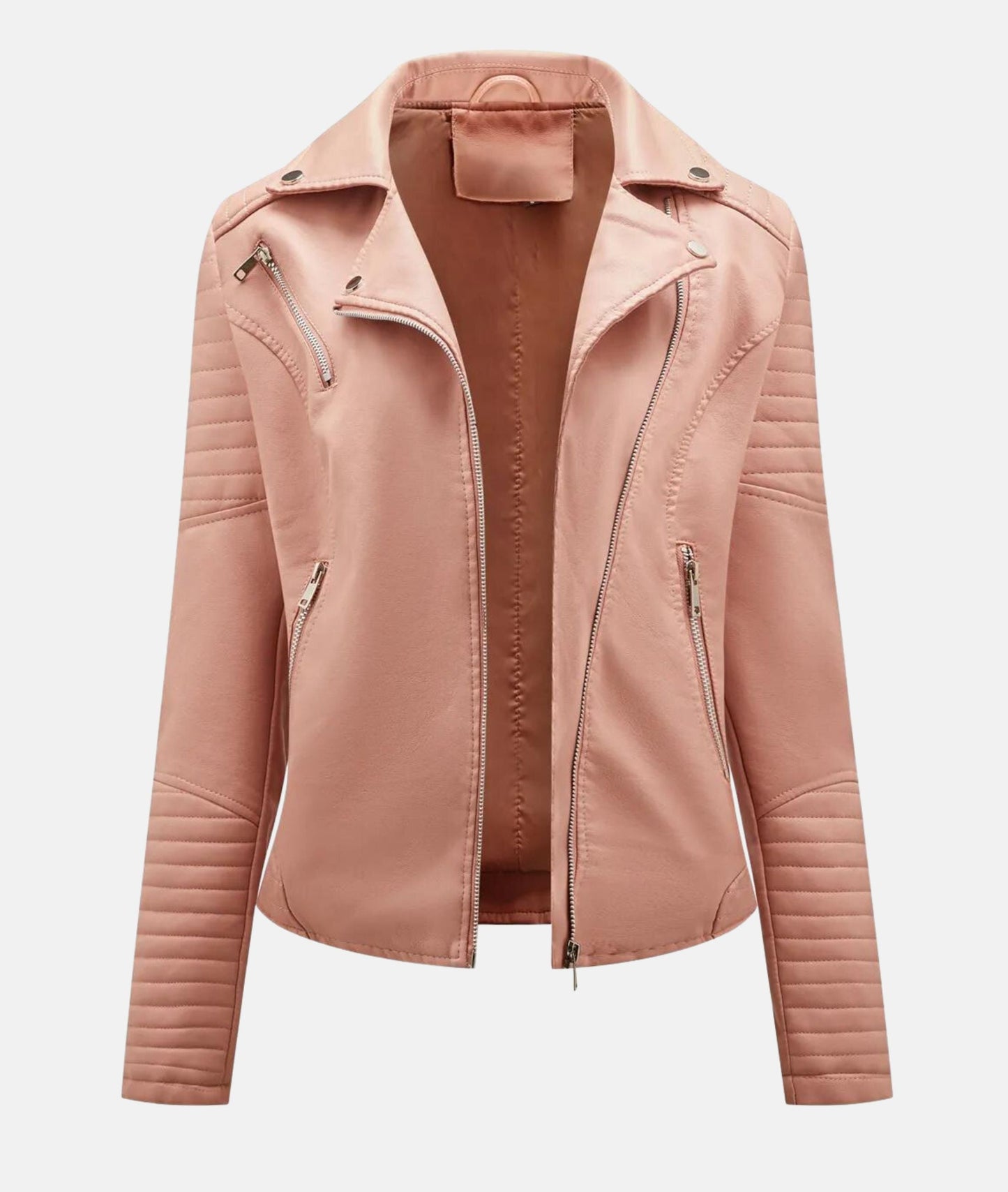 Ellaine – Slim-Fit Lederjacke für einen mühelos coolen Look