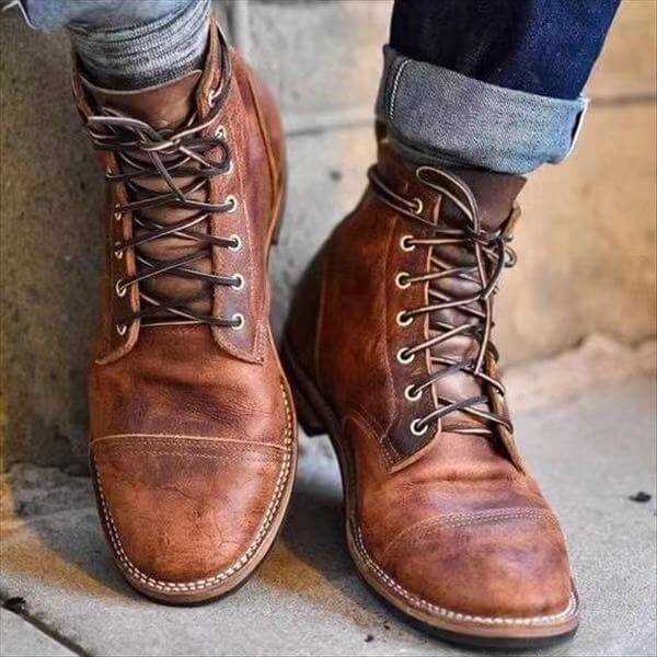 Loui – Hochwertiger & Warmer Lederstiefel für Herren