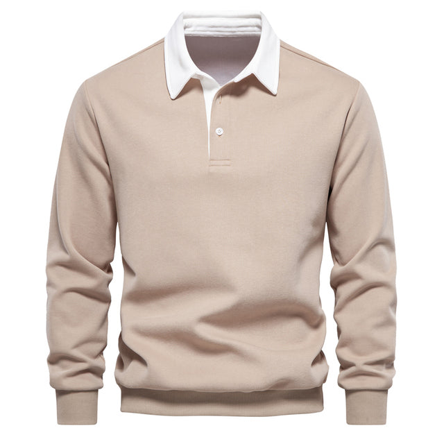Ricky – Warmes Winter-Poloshirt für Herren