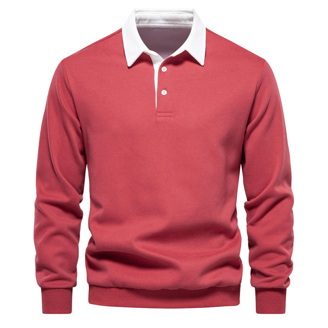 Ricky – Warmes Winter-Poloshirt für Herren