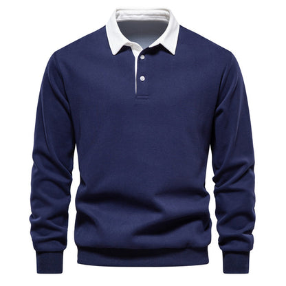 Ricky – Warmes Winter-Poloshirt für Herren
