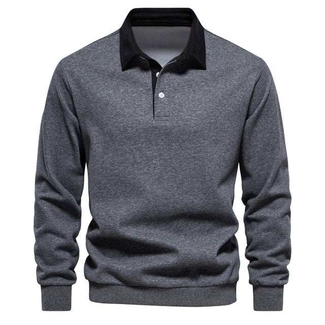 Ricky – Warmes Winter-Poloshirt für Herren