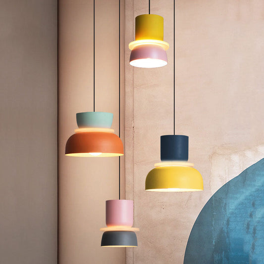 Nordic Colorful Macaron LED-Pendelleuchte