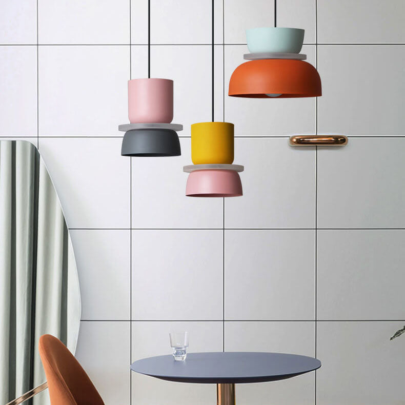 Nordic Colorful Macaron LED-Pendelleuchte