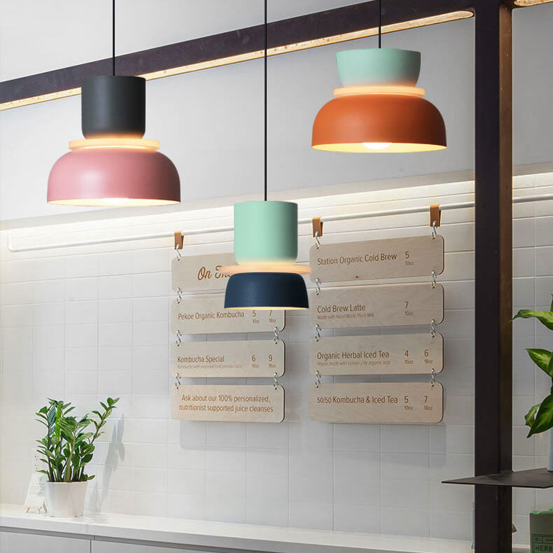 Nordic Colorful Macaron LED-Pendelleuchte