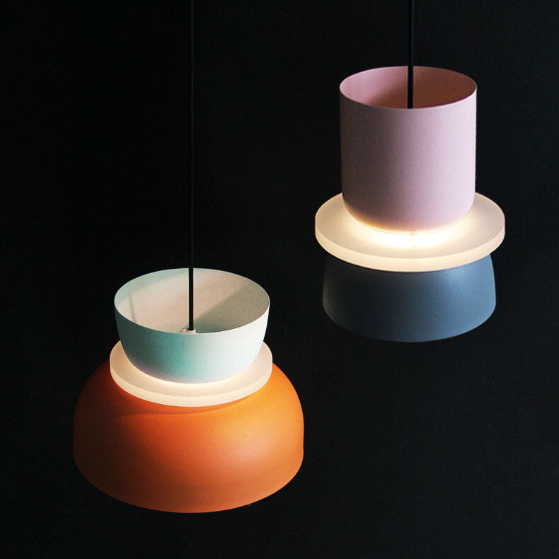 Nordic Colorful Macaron LED-Pendelleuchte