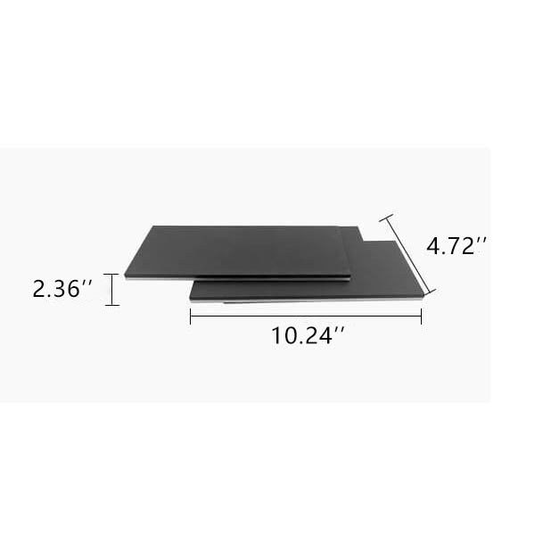 LumiNova - Minimalistische vierkante gestapelte LED-Wandlampe aus Aluminium