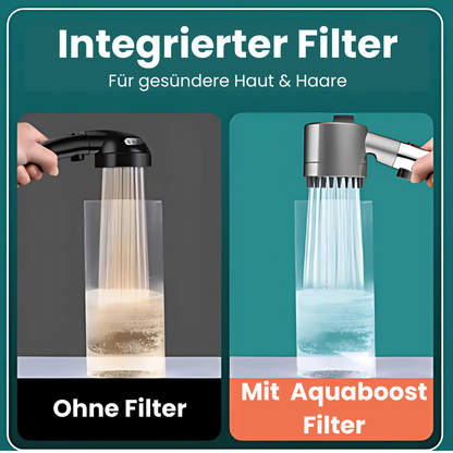 AquaBoost – Duschkopf mit integriertem Filter und kraftvollem Wasserstrahl