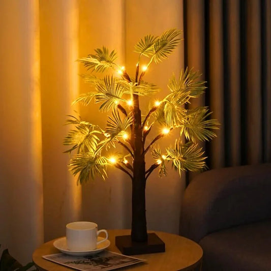 PalmGlow | LED Palmblatt Weihnachtslichter für tropisches Flair