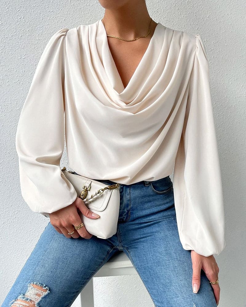 Arnie – Elegante Bluse mit langen Ärmeln