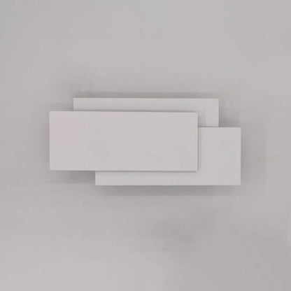 LumiNova - Minimalistische vierkante gestapelte LED-Wandlampe aus Aluminium