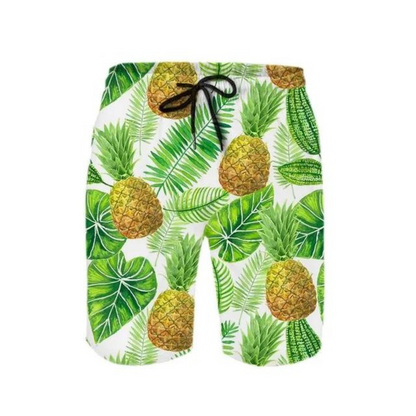 Anthony – Bunte Badehose mit Ananas-Print für Herren