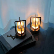 Kristall-Tischlampe mit LED & kabellosem Design