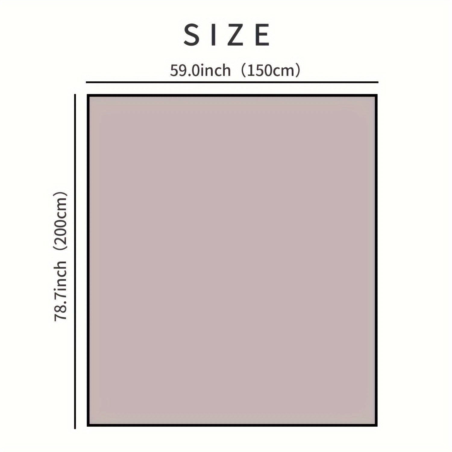 Blumen-Baumwolldecke mit Quasten und Vintage-Muster