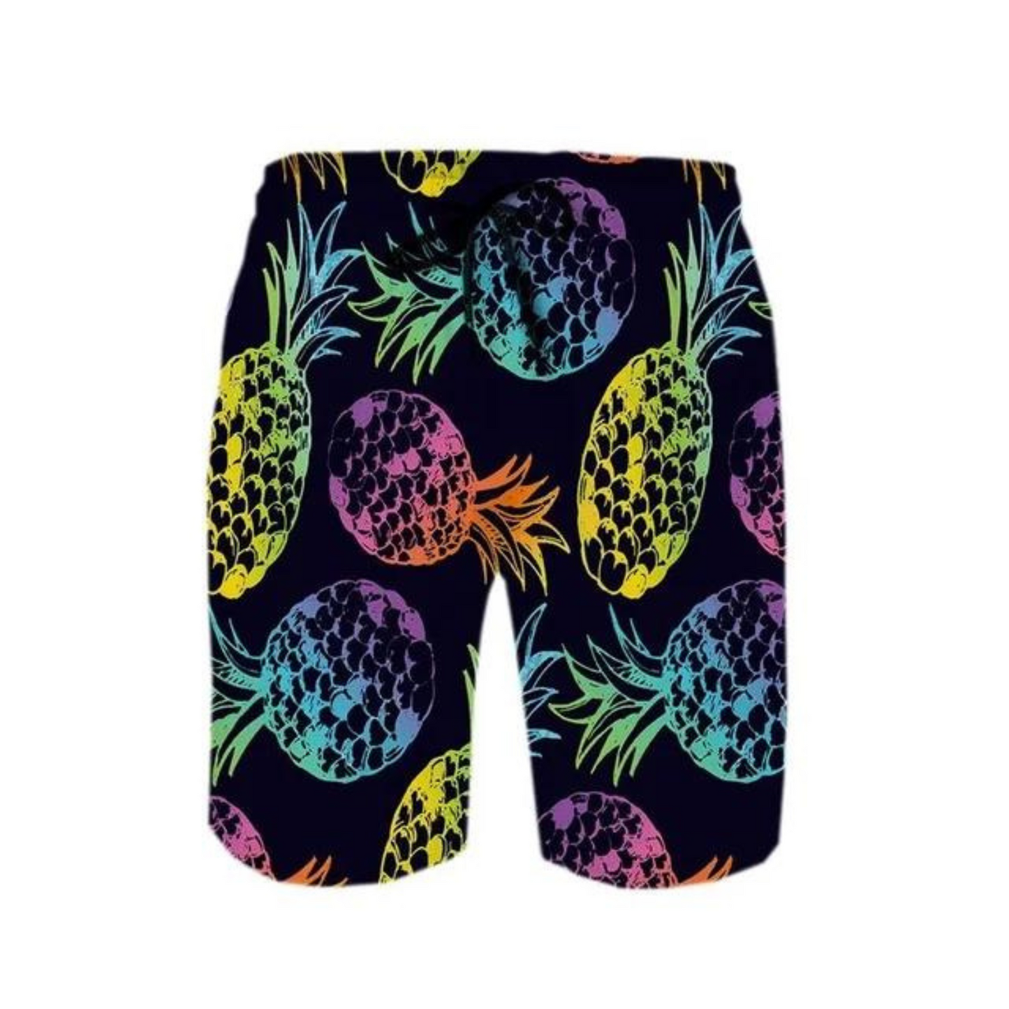 Anthony – Bunte Badehose mit Ananas-Print für Herren