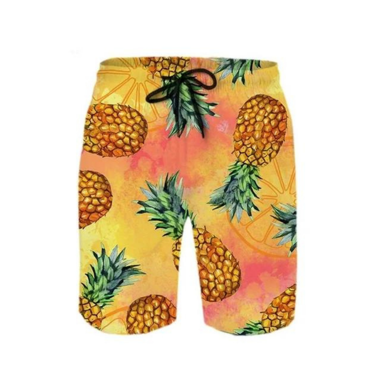 Anthony – Bunte Badehose mit Ananas-Print für Herren