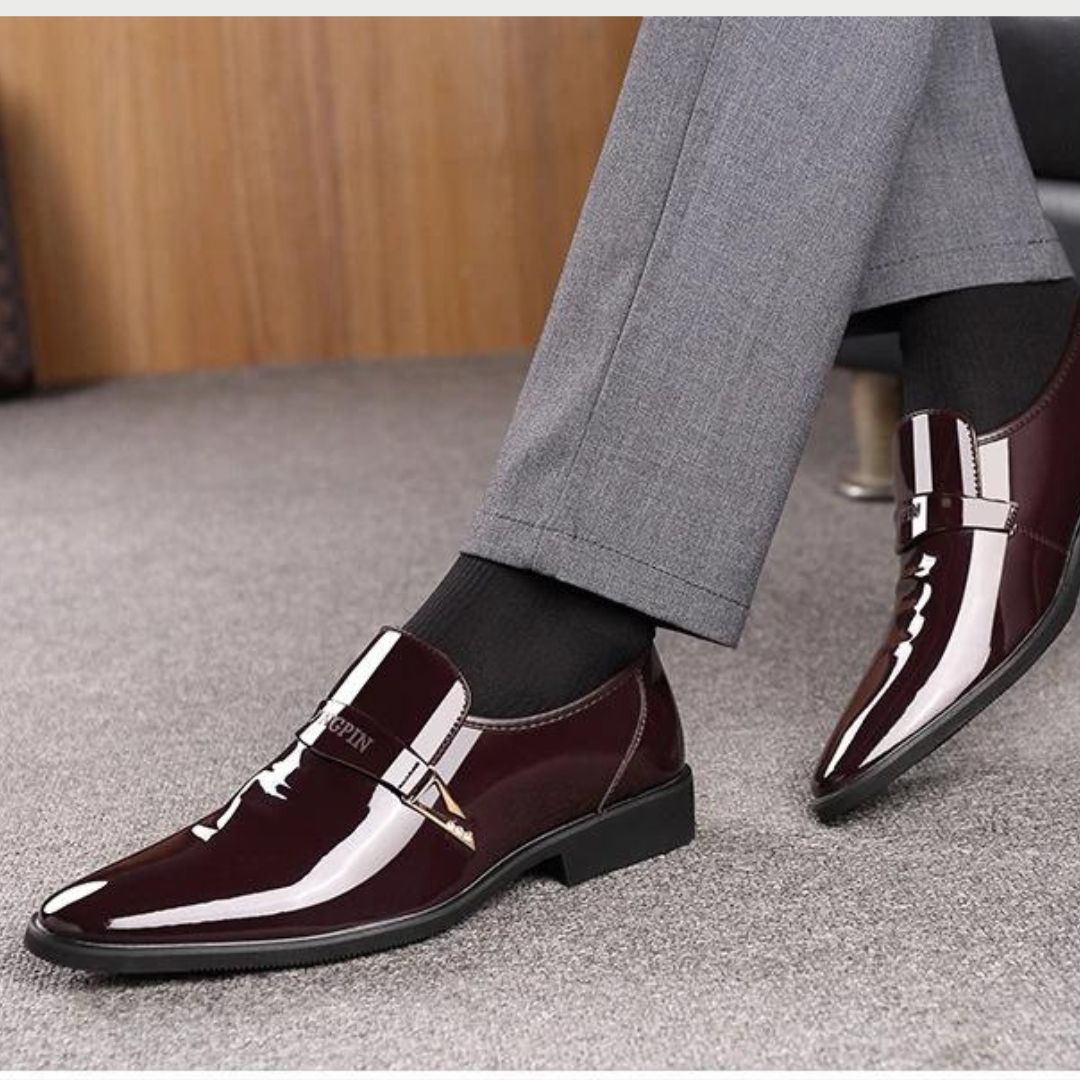 Otmar – Elegante Schnürschuhe mit Hochglanz-Finish