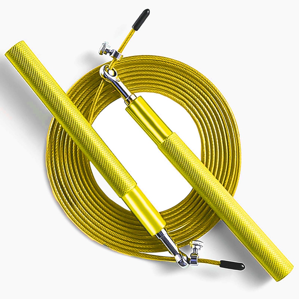 AeroSpin 360 Springseil – Verstellbares Stahlspringseil mit Aluminiumgriff 10