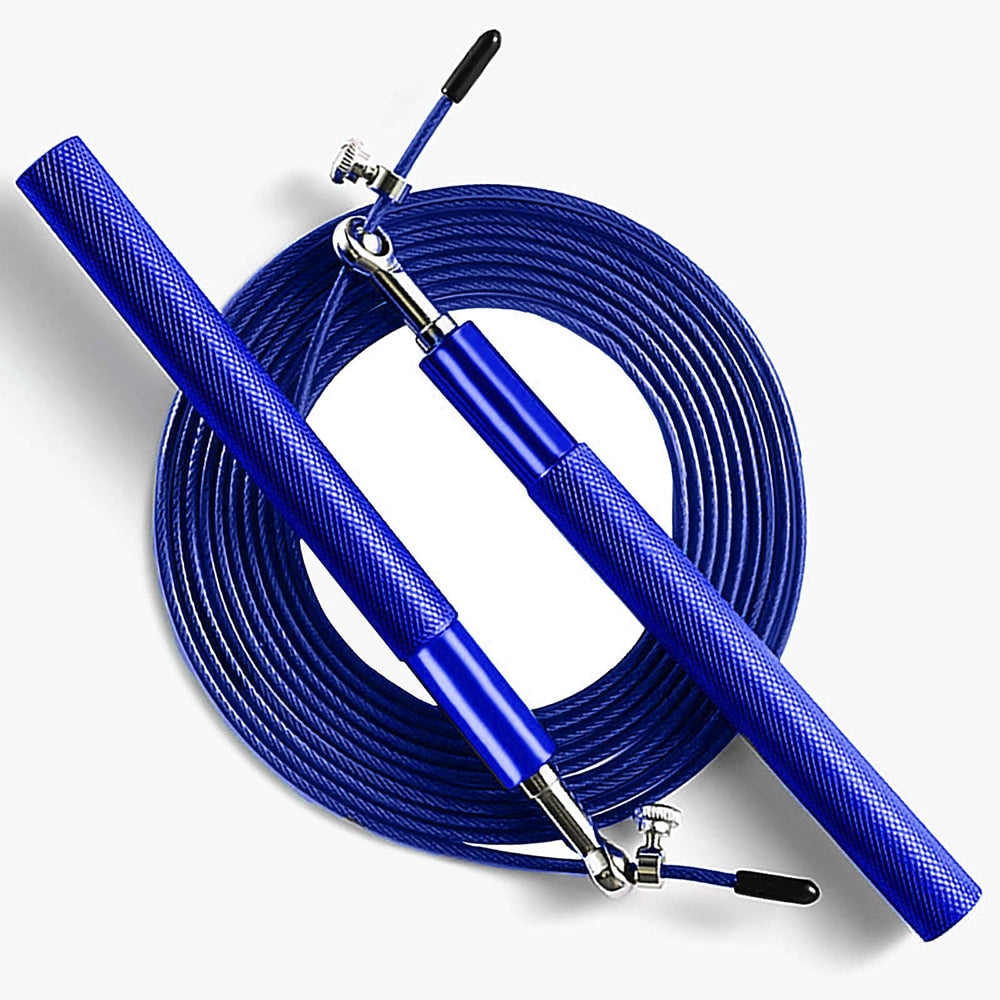 AeroSpin 360 Springseil – Verstellbares Stahlspringseil mit Aluminiumgriff 2