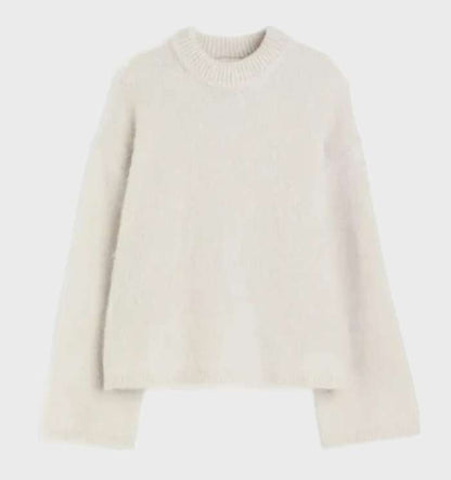 Mikayla – Einfarbiger Mohair Pullover für elegante Outfits