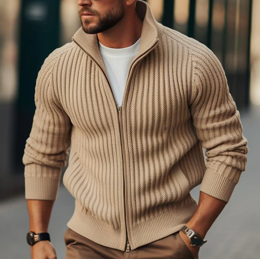 Erik – Unglaublich Bequemer und Warmer Pullover mit Zipper für Herren