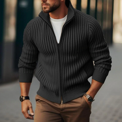 Erik – Unglaublich Bequemer und Warmer Pullover mit Zipper für Herren