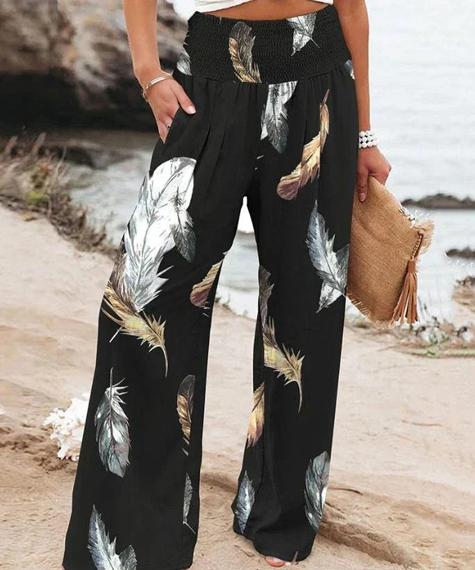 Casual-Chic-Feather-Print-Hoge-Taille-Wijde-Pijpen-Broek-Pocket-Shirred-Ontwerp-Dagelijkse-Vakantie-Fashion-Vrouwen_jpg_Q90_jpg.webp