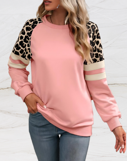 Angel – Oversized Pullover mit Leopardenmuster für einen wilden Look