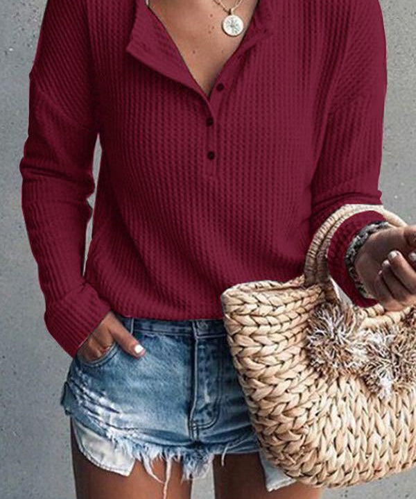 Estrella | Figurschmeichelnde V-Ausschnitt-Shirts 9