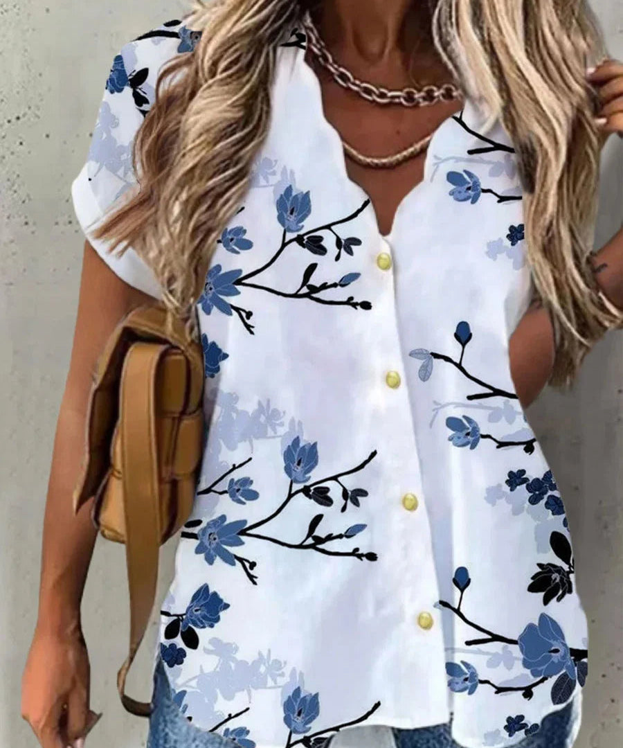 Gloria | Bequeme Legere Bluse mit Blumenmuster 5