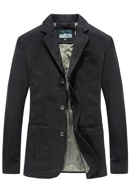 Vern – Herren Multi-Pocket Blazer mit Ein-Knopf-Design