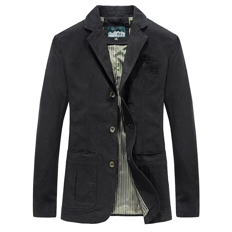 Vern – Herren Multi-Pocket Blazer mit Ein-Knopf-Design