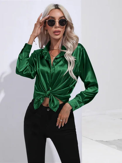 Issa – Elegante Satinbluse für Damen