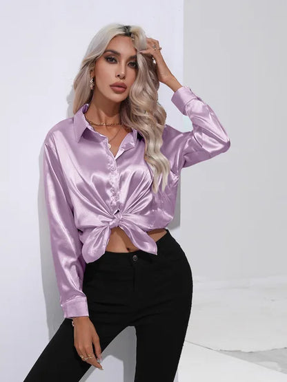 Issa – Elegante Satinbluse für Damen
