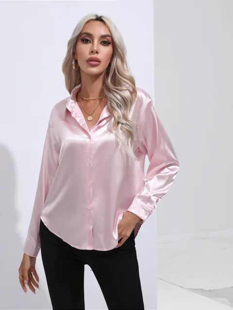 Issa – Elegante Satinbluse für Damen