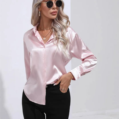 Issa – Elegante Satinbluse für Damen