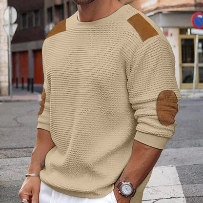 Finn – Patchwork Pullover für Herren