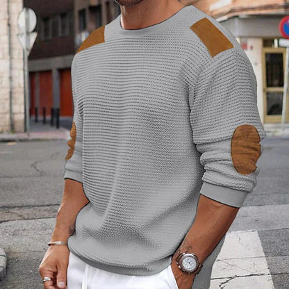 Finn – Patchwork Pullover für Herren