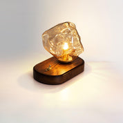 ICE STONE - Glaskristall Tischlampe