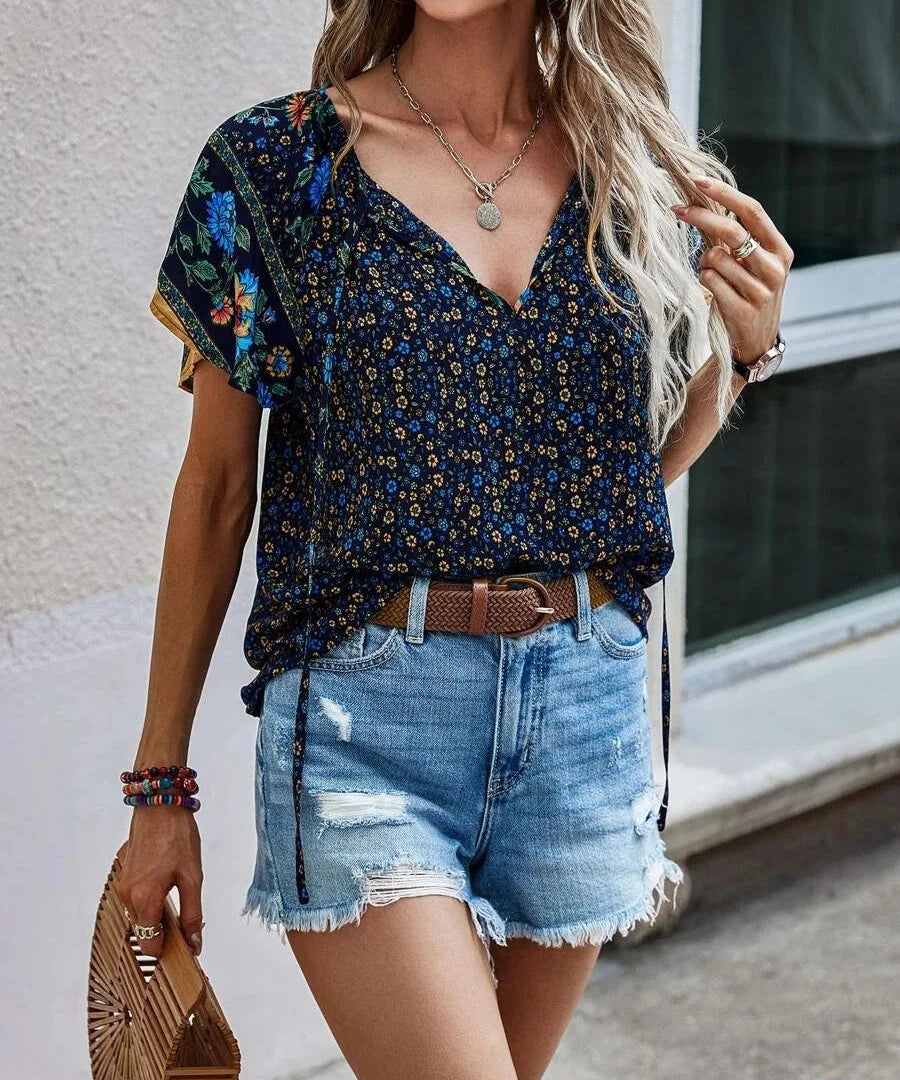 Kataleya | Vielseitige Kurzarmbluse 8