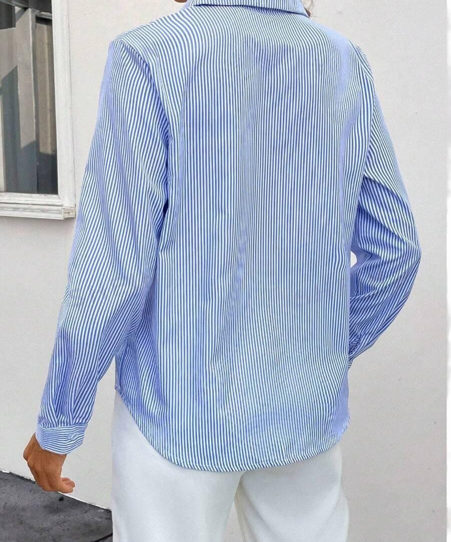 Kendra | Vielseitige, klassisch gestreifte Bluse 1