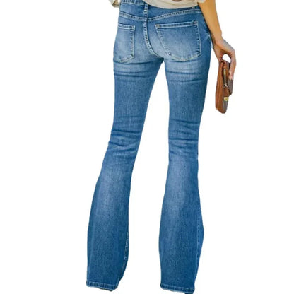 Henna Flared Jeans mit hohem Bund