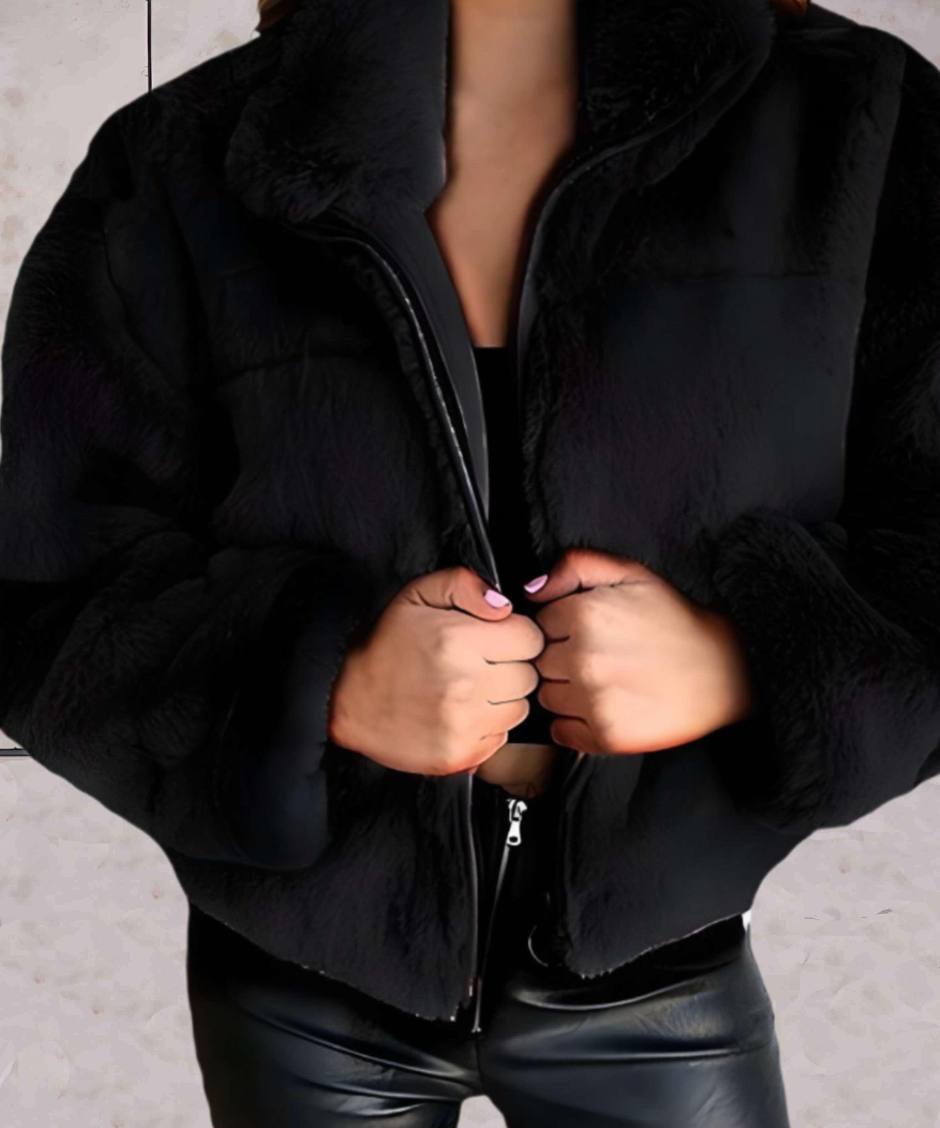 Lilly | Stilvolle Kuschelige Reißverschlussjacke 1