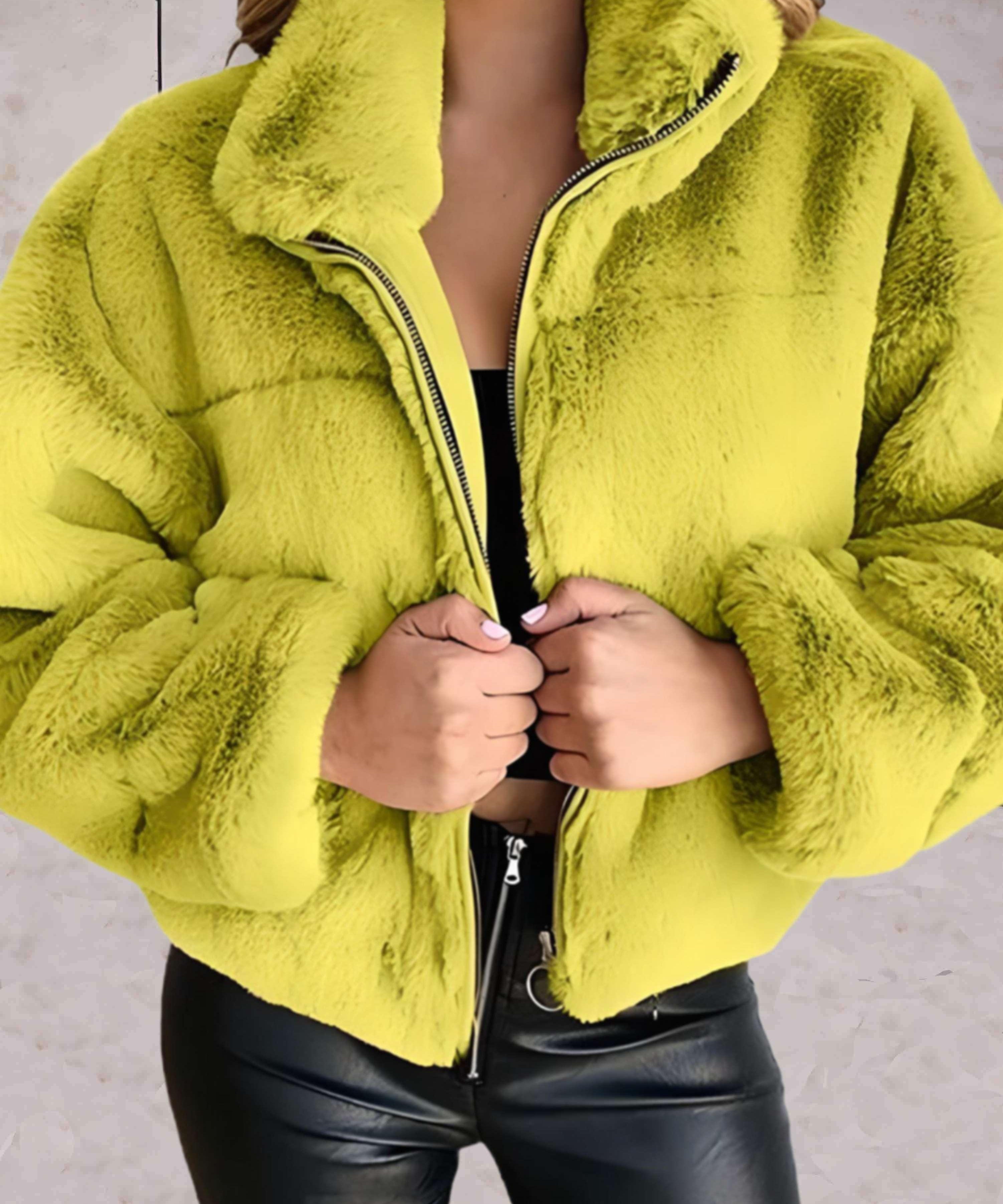 Lilly | Stilvolle Kuschelige Reißverschlussjacke 2